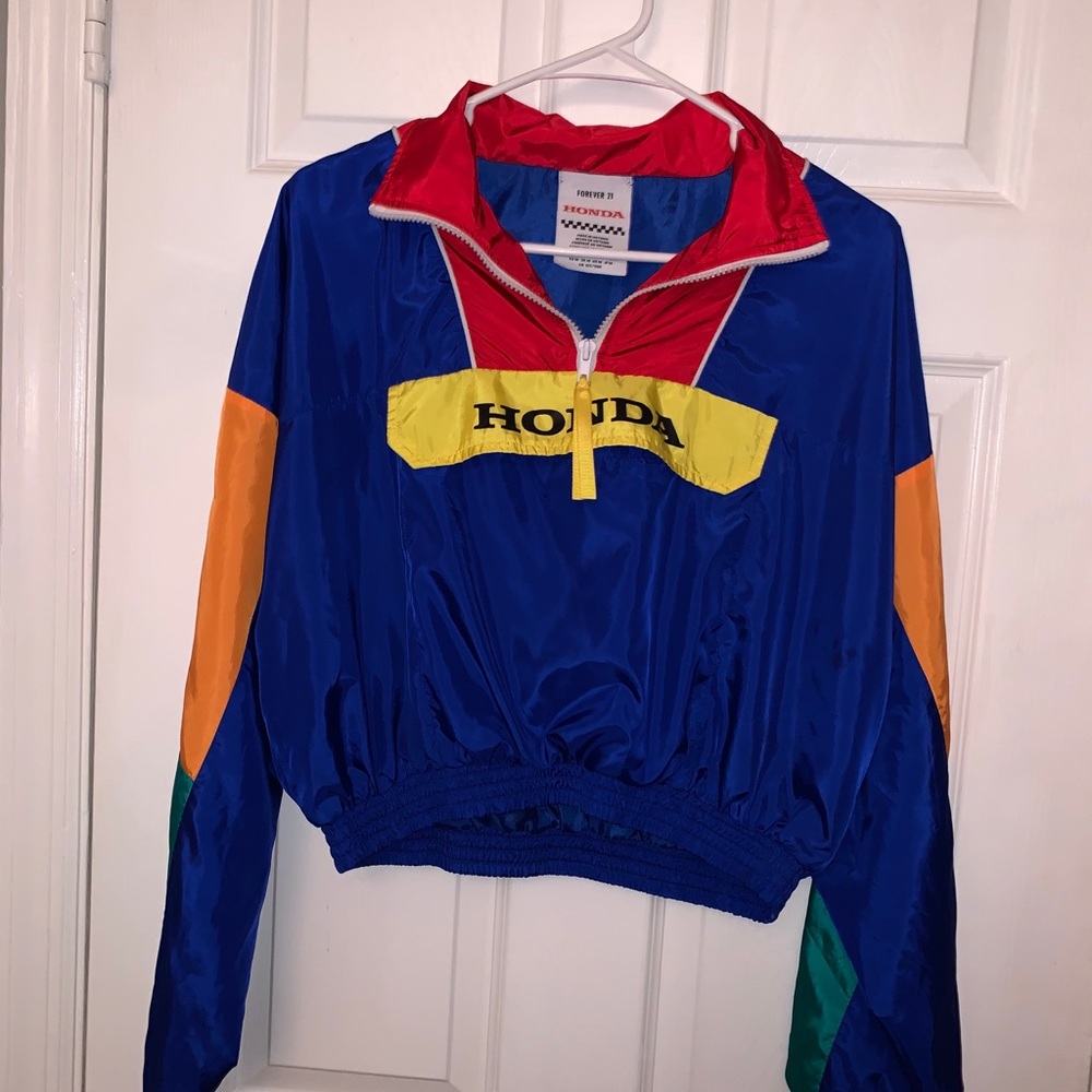 honda windbreaker cropped